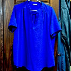 Large royal blue tunic